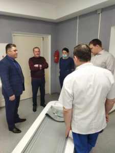 Состоялась рабочая поездка в составе группы Внештатного онколога области Щетинина К.В.