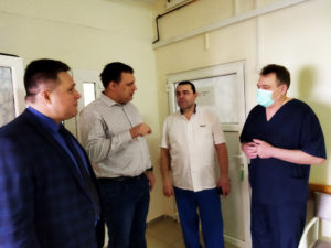 Состоялась рабочая поездка в составе группы Внештатного онколога области Щетинина К.В.