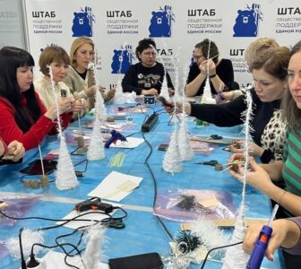 Прошел мастер-класс для онкопациентов по изготовлению елочных игрушек